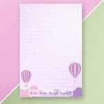 Aesthetic Pink Sky Notepad