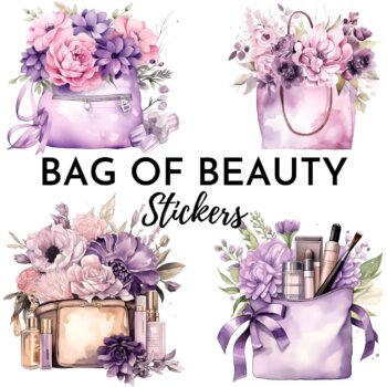 12pcs Bag of Beauty Stickers