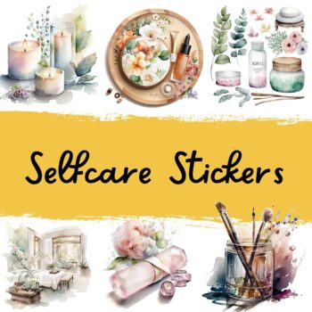 24pcs Self-care Stickers