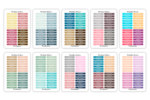10pcs weekday Journaling Stickers