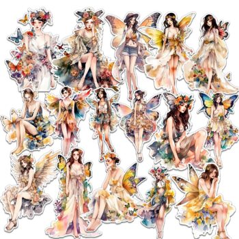 27pcs fairy tales girls Journaling Stickers