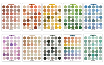 10pcs circle dots Journaling Stickers