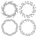12pcs circles rings Journaling Stickers