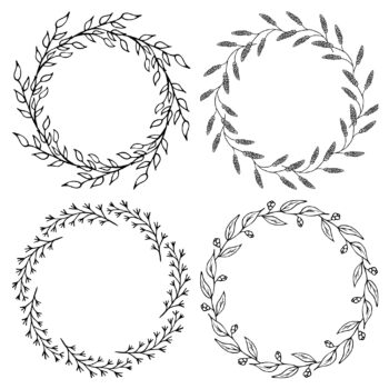 12pcs circles rings Journaling Stickers