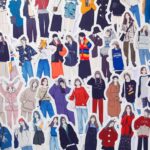 55pcs boho girls Journaling Stickers