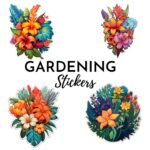 12pcs Gardening Journaling Stickers