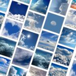 32pcs sky Journaling Stickers