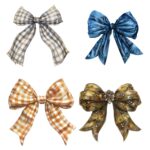 12pcs bows Journaling Stickers