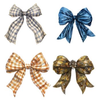 12pcs bows Journaling Stickers