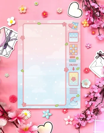 Sakura Vending Notepad