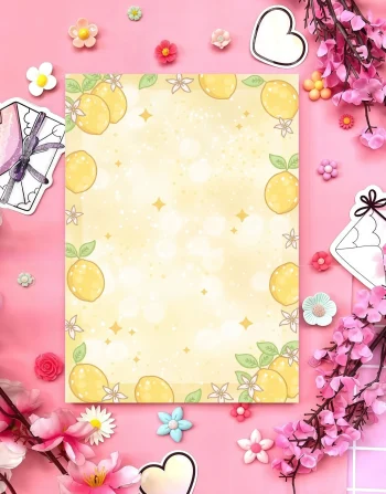Lemon Blossom Notepad