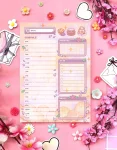 Sakura Dessert Planner Pad