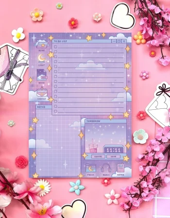 Cozy Star Planner Pad