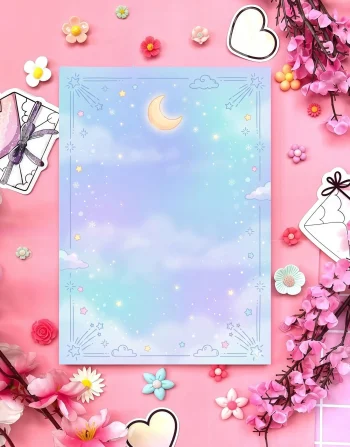Celestial Moon Dream Notepad