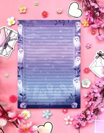 Ghostlight Wishes Planner Pad