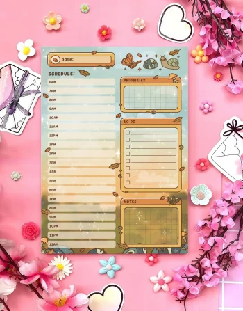 Rainy Daydream Planner Pad