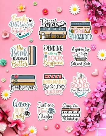 Book Lover Quotes Stickers