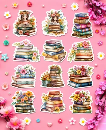 Books Stickers