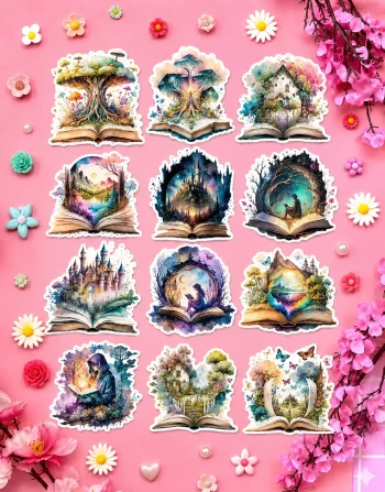 Fantasy Bookss Stickers