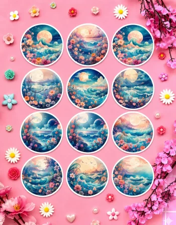 Fantasy Ocean Stickers