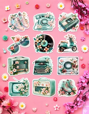Groovy Spring Stickers