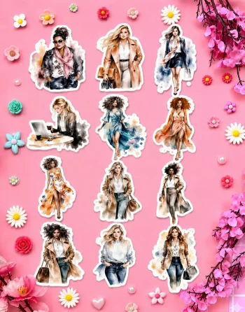 Lady Boss Stickers