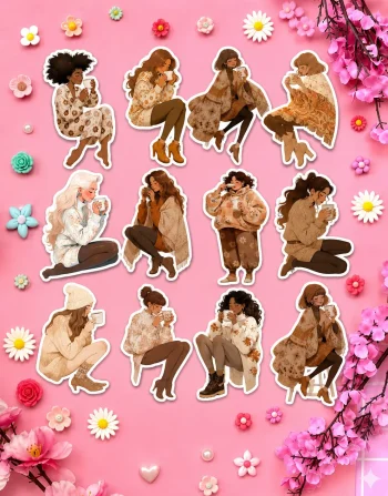 Morning Coffee Stickers