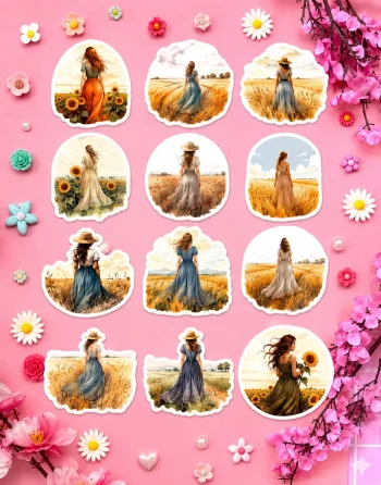 Nature Girls Stickers