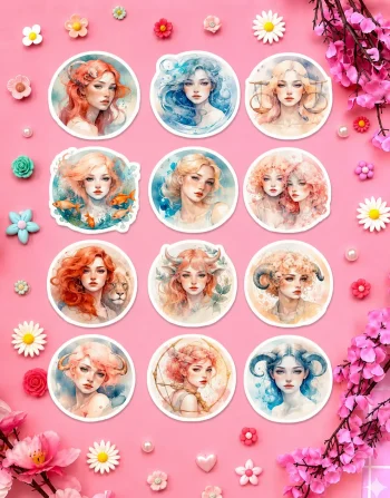 Zodiac Sign Stickers