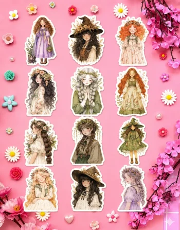 Cute Herbology Stickers