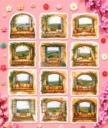 Cozy Tuscany Stickers