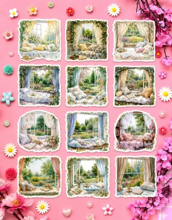 Cozy Reading Nook Stickers