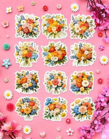Flower Bouquet Stickers