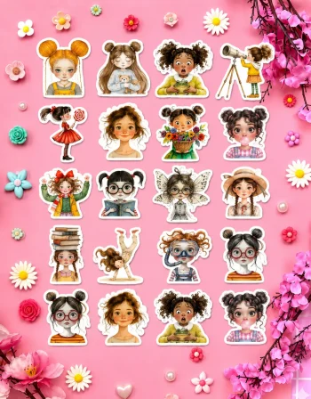 Quirky Girls Stickers