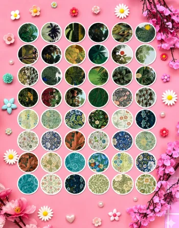 Vintage Round Stickers