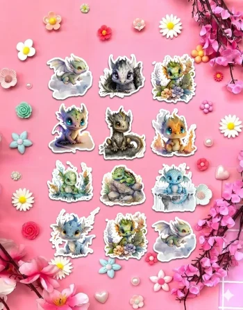 Baby Dragons Stickers